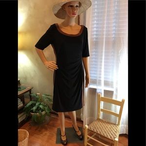 Chaps dress with front detail   Size L.  NWT